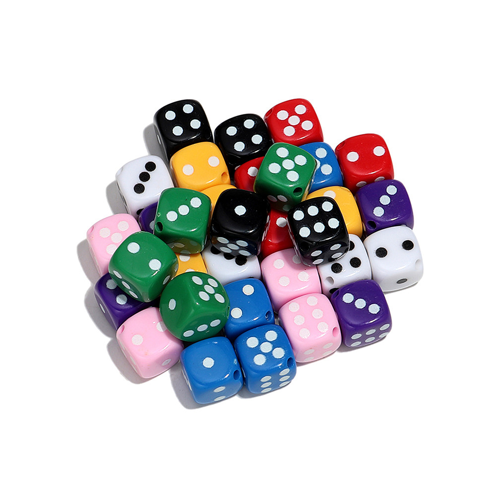 10pcs Acrylic Colorful Funny G - Jewelry Making Game 评论和价格
