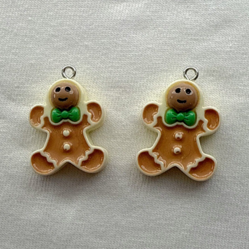 10pcs Christmas Cartoon Series - Jewelry Making Resin 评论和价格
