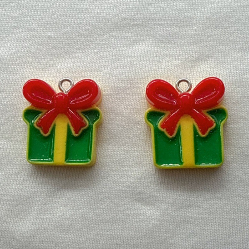 10pcs Christmas Cartoon Series - Jewelry Making Resin 评论和价格