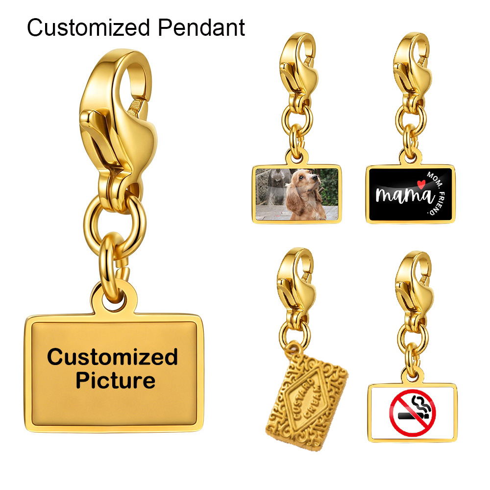 Fashion Square Customized Pend - Making Custom Jewelry 评论和价格
