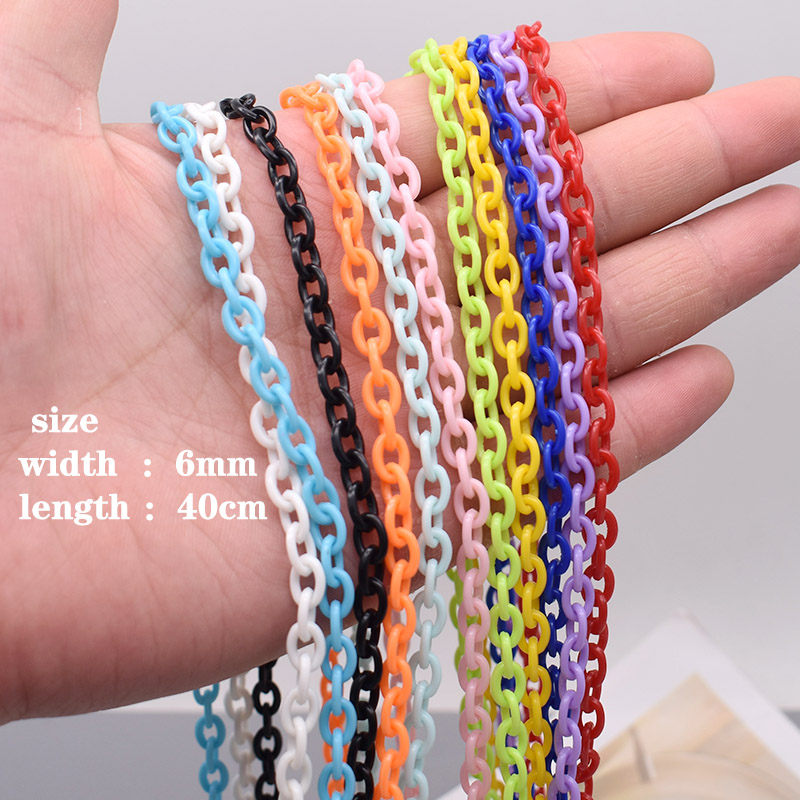 10/50pcs Width 6mm Length 40cm - Jewelry Making Glasses 评论和价格