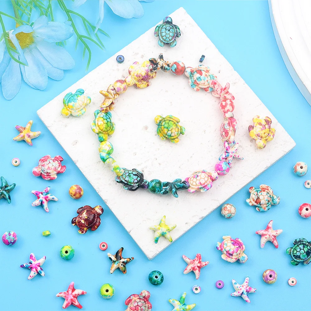 6/46/558pcs Multi-color Turquo - Jewelry Making For Birthday Party 评论和价格