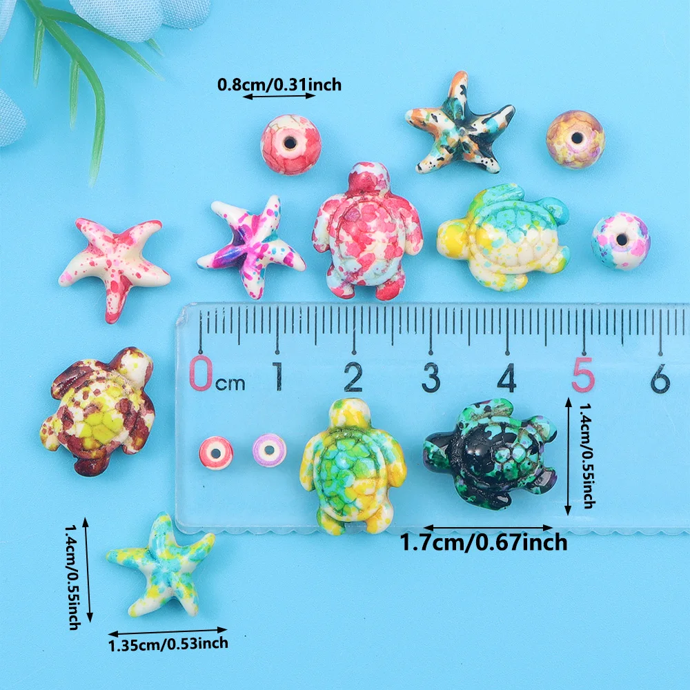 6/46/558pcs Multi-color Turquo - Jewelry Making For Birthday Party 评论和价格