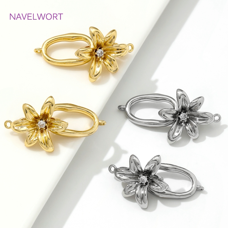 Multi Styles 18K Gold Plated B - Jewelry Making Bead 评论和价格