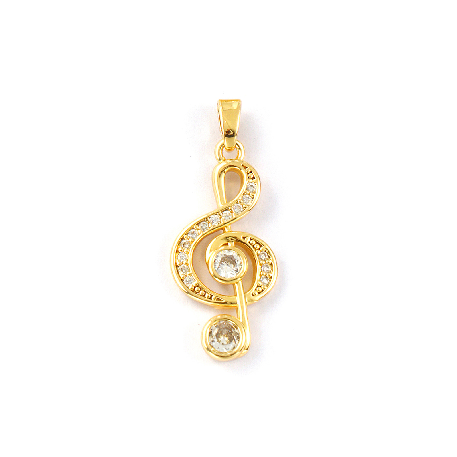 2PCs Brass Music Note Style Ch - Jewelry Making Notes 评论和价格