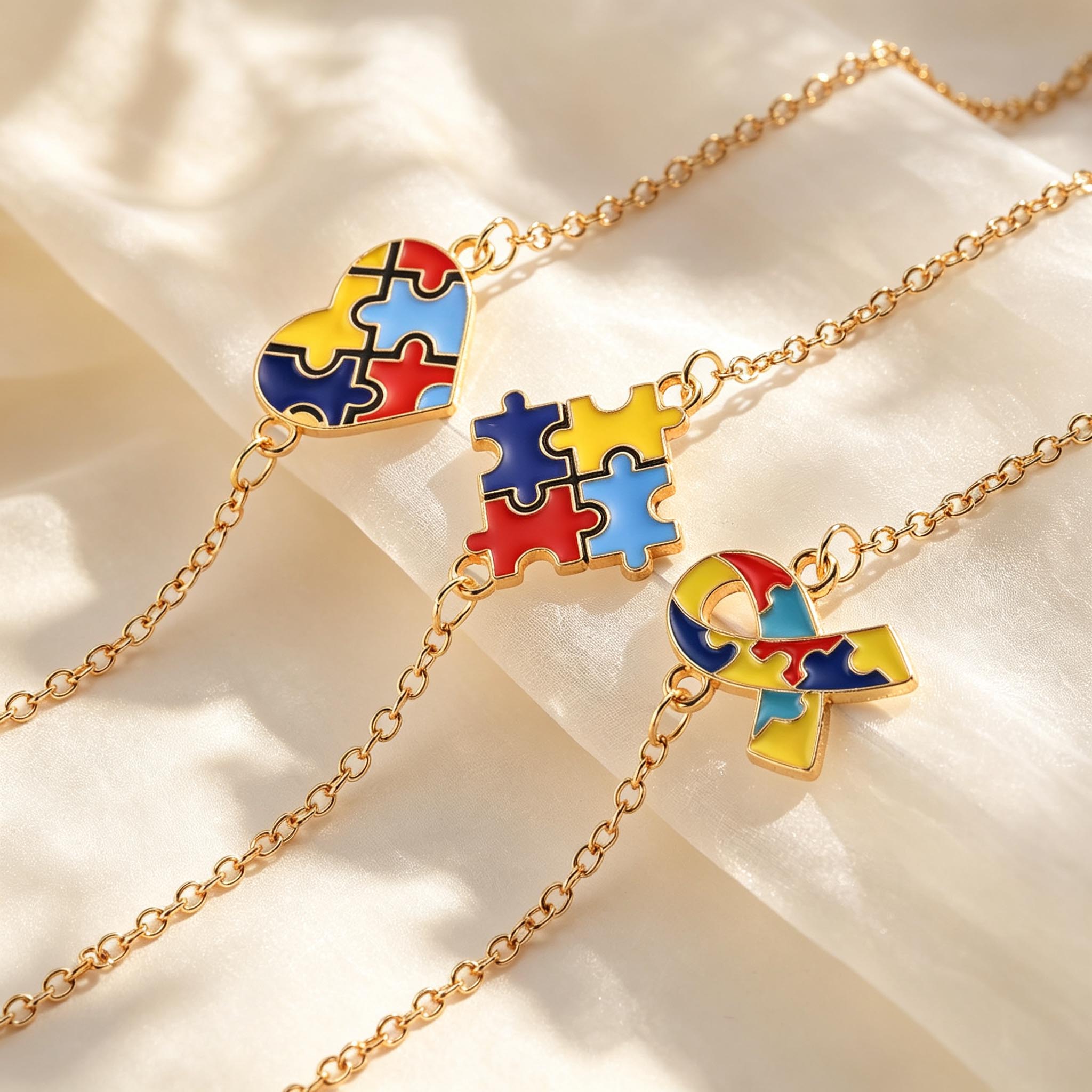 3pcs Autism Awareness Medical  - Jewelry Making Game 评论和价格