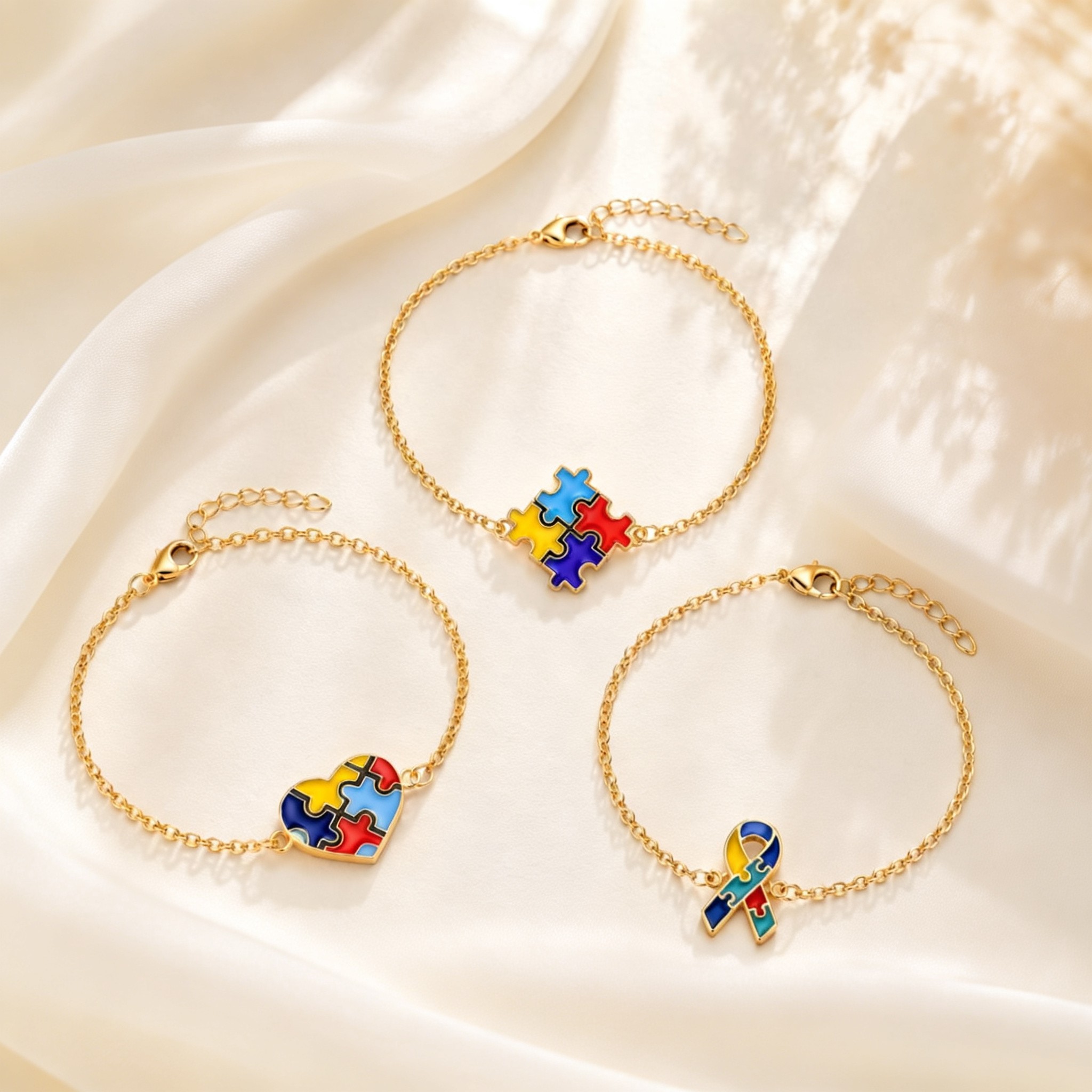 3pcs Autism Awareness Medical  - Jewelry Making Game 评论和价格