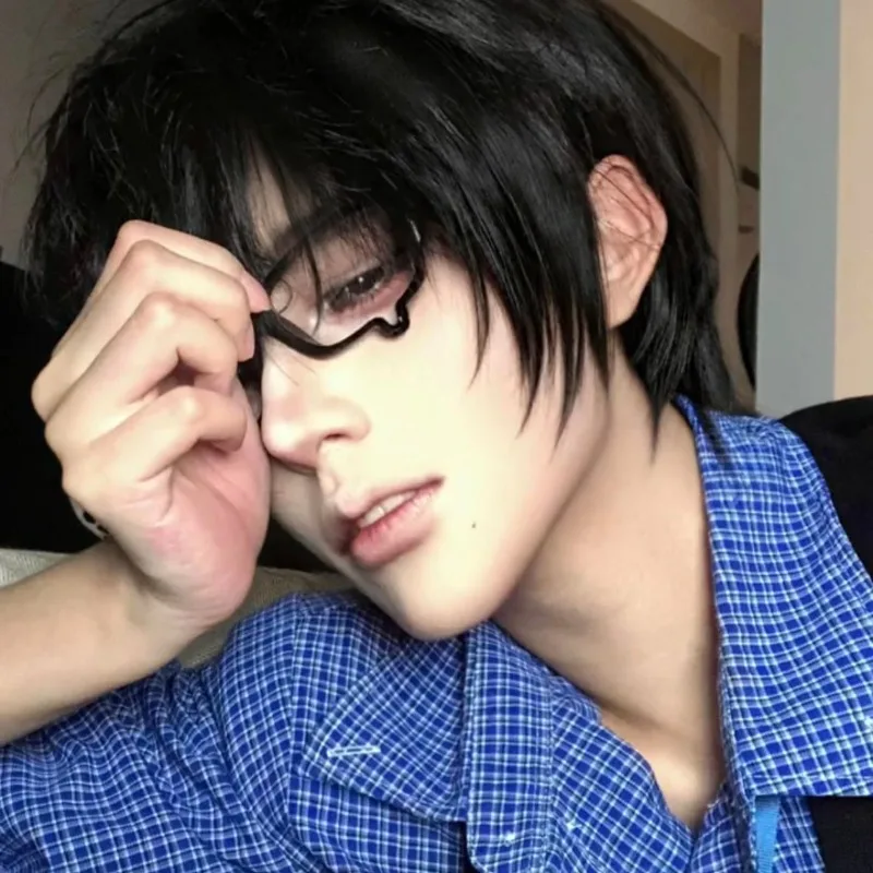 Anime Y2K Cosplay Glasses With - Jewelry Making Glasses 评论和价格