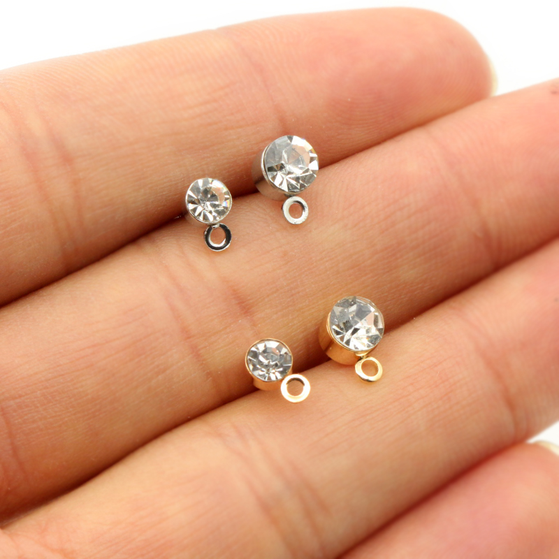 50pcs Stud Earrings Pins with  - Jewelry Making Kit 评论和价格