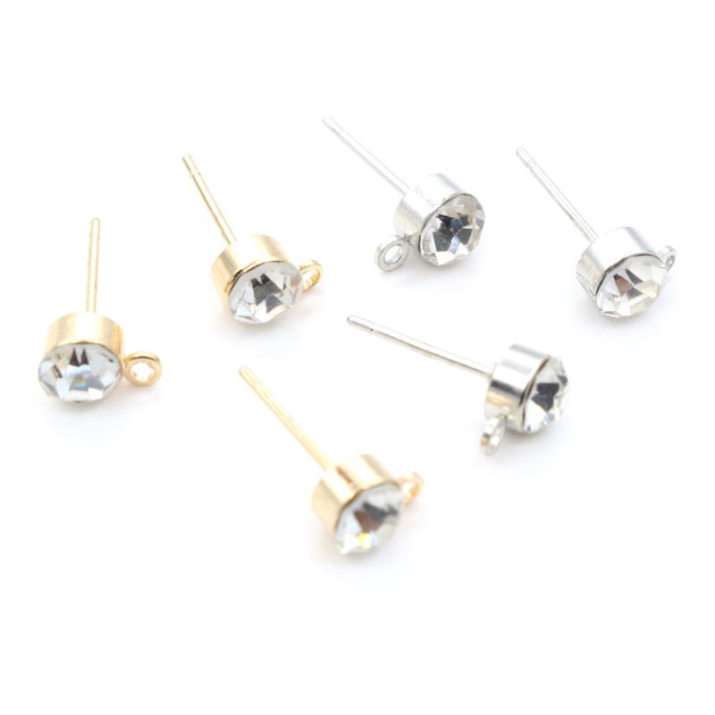 50pcs Stud Earrings Pins with  - Jewelry Making Kit 评论和价格