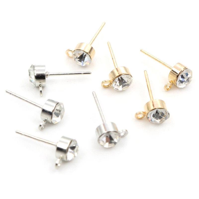 50pcs Stud Earrings Pins with  - Jewelry Making Kit 评论和价格