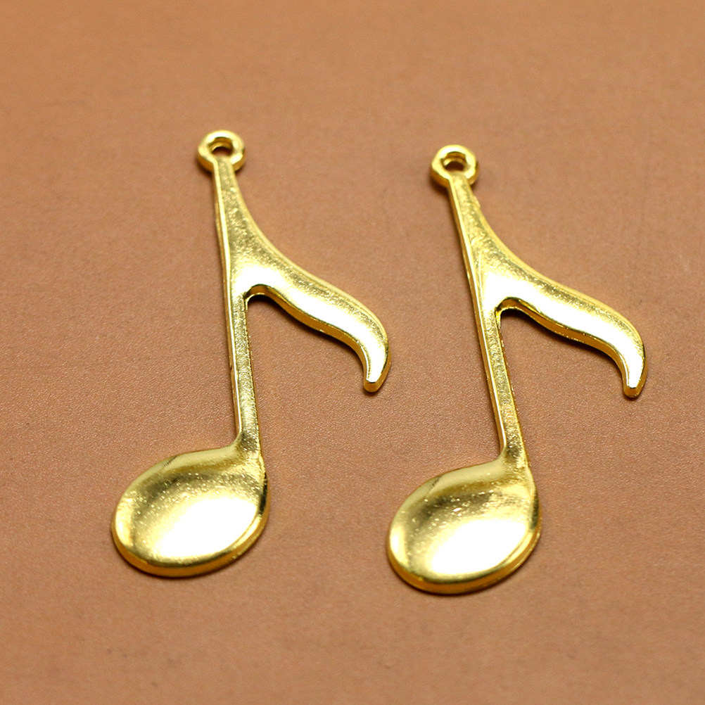 20Pcs Musical Note Alloy Penda - Jewelry Making Notes 评论和价格