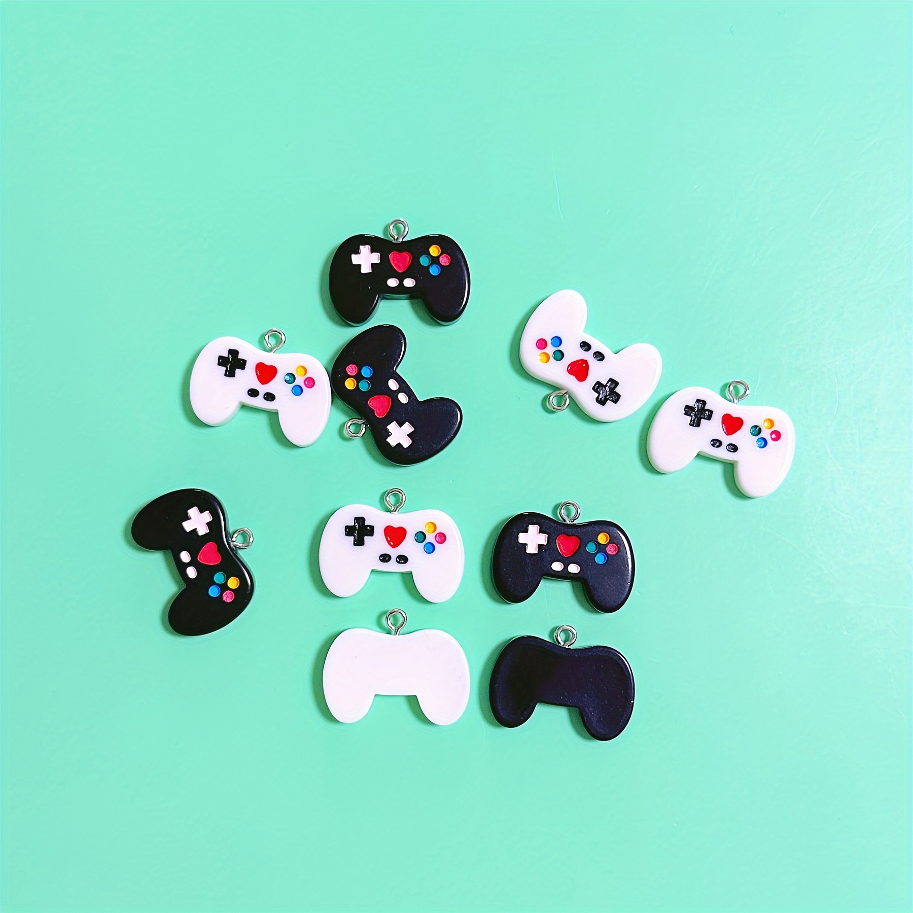 10Pcs Black Game Controller Re - Jewelry Making Game 评论和价格